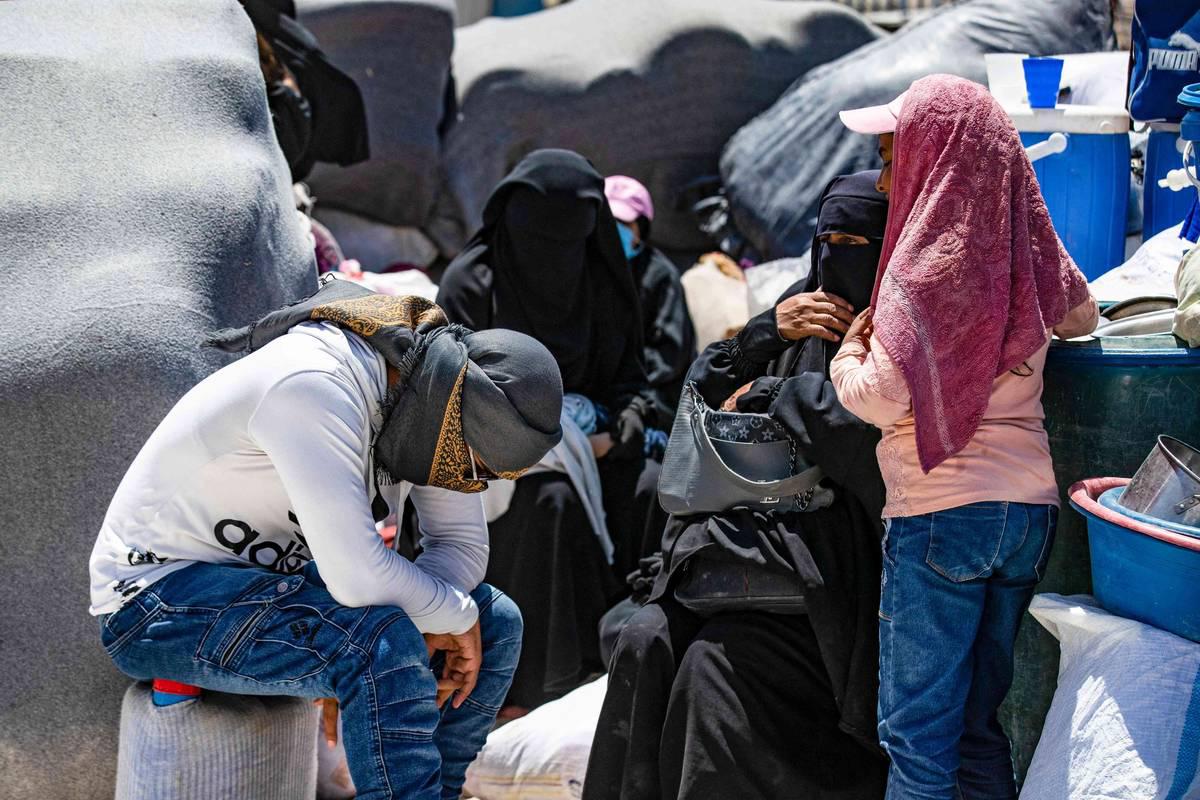 عوائل داعش الذين اطلقتهم قسد