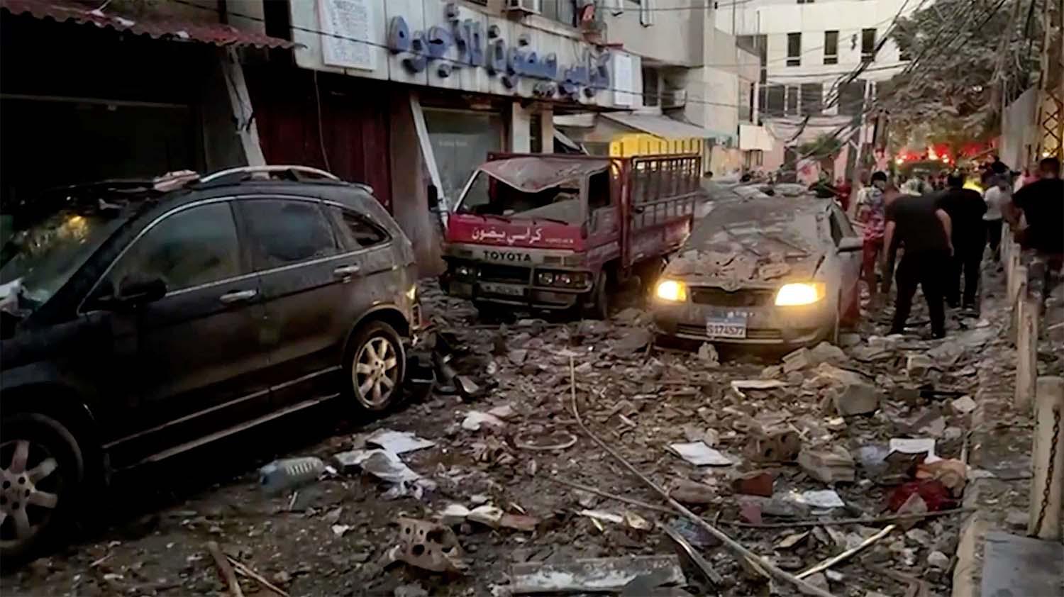 Security sources name targeted Hezbollah commander as Muhsin Shukr, also known as Fuad Shukr