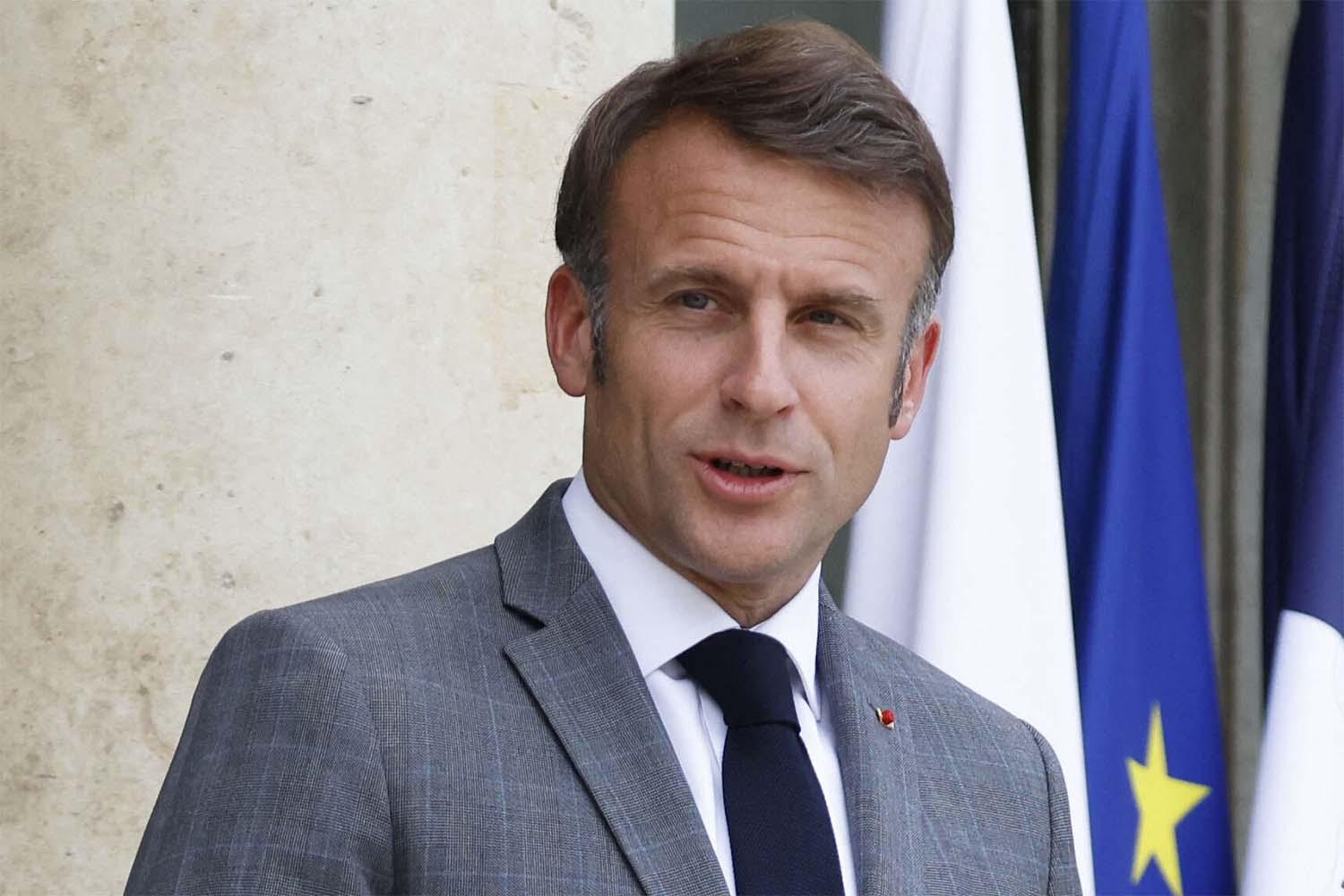 French President Emmanuel Macron 