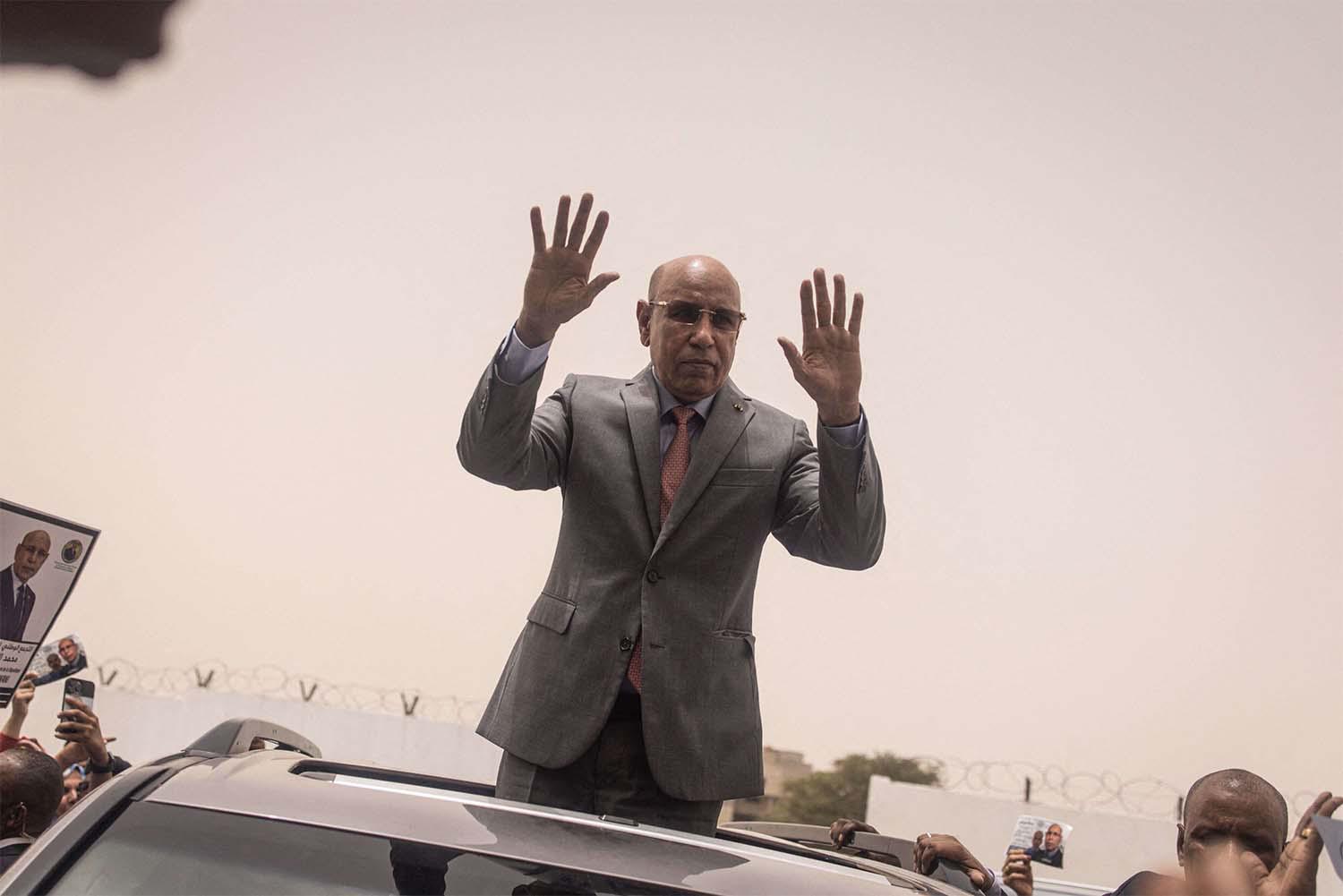 President Mohamed Ould Ghazouani won a second term