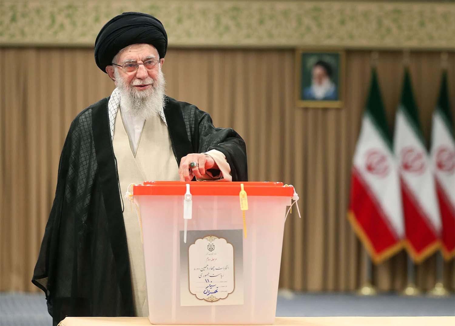 Khamenei has the last say in Iranian politics