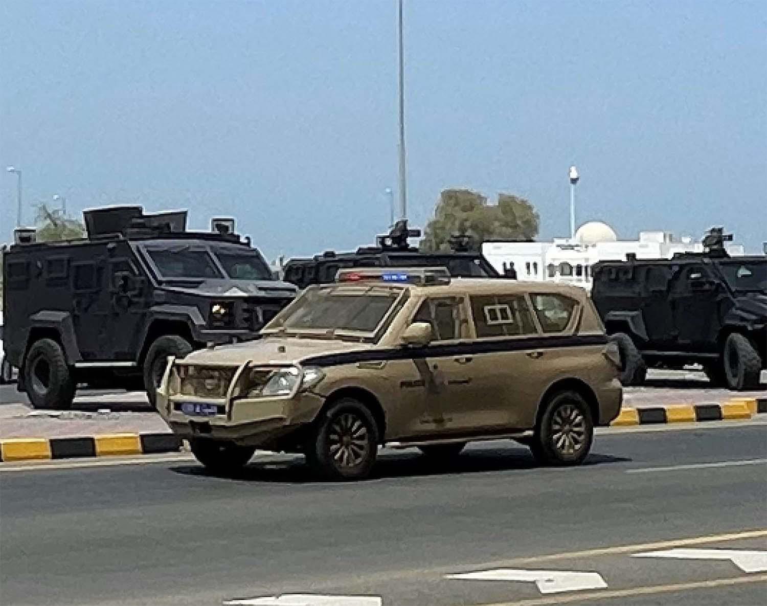 A rare incident in Oman