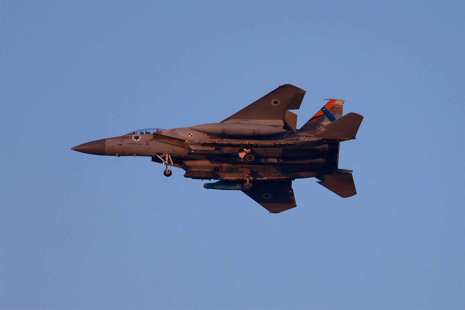 Israeli fighter jet
