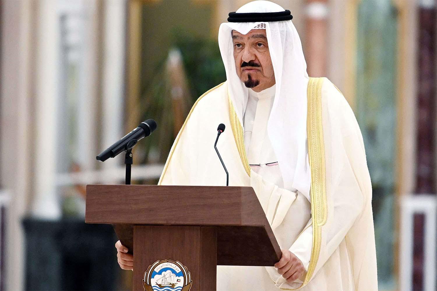 Kuwait's Prime Minister Sheikh Ahmad al-Abdullah al-Sabah 