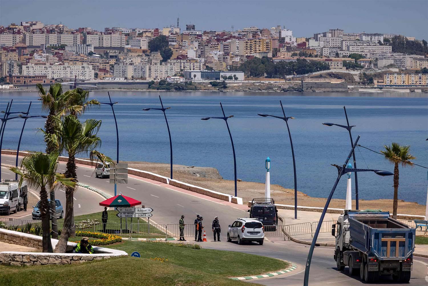 Morocco's Fnideq border crossing with the Spanish enclave of Ceuta