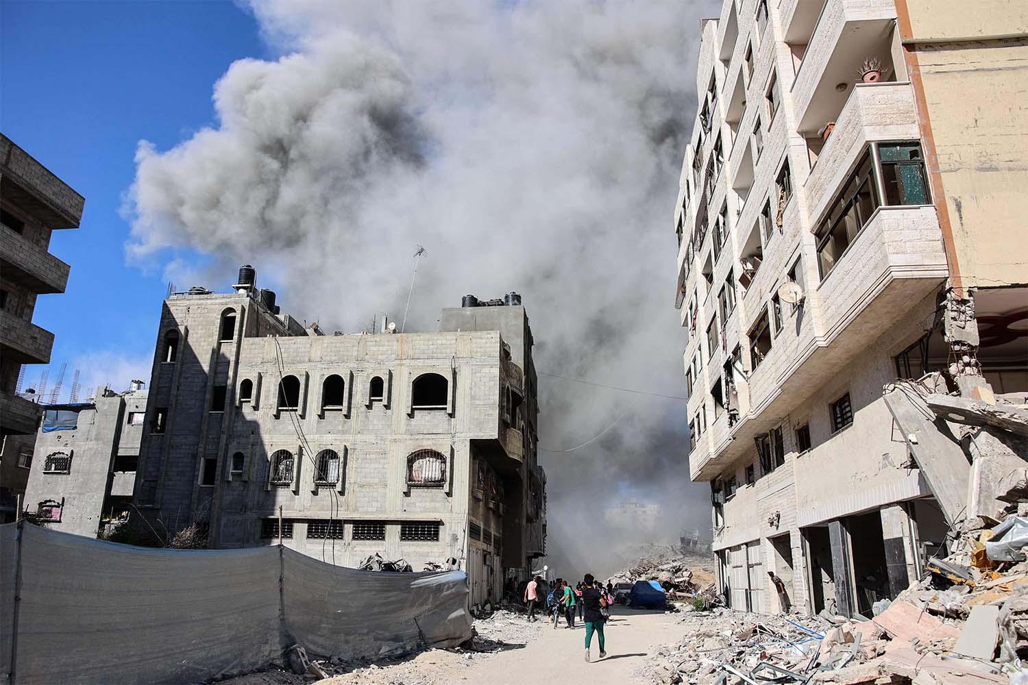 Merciless bombardments