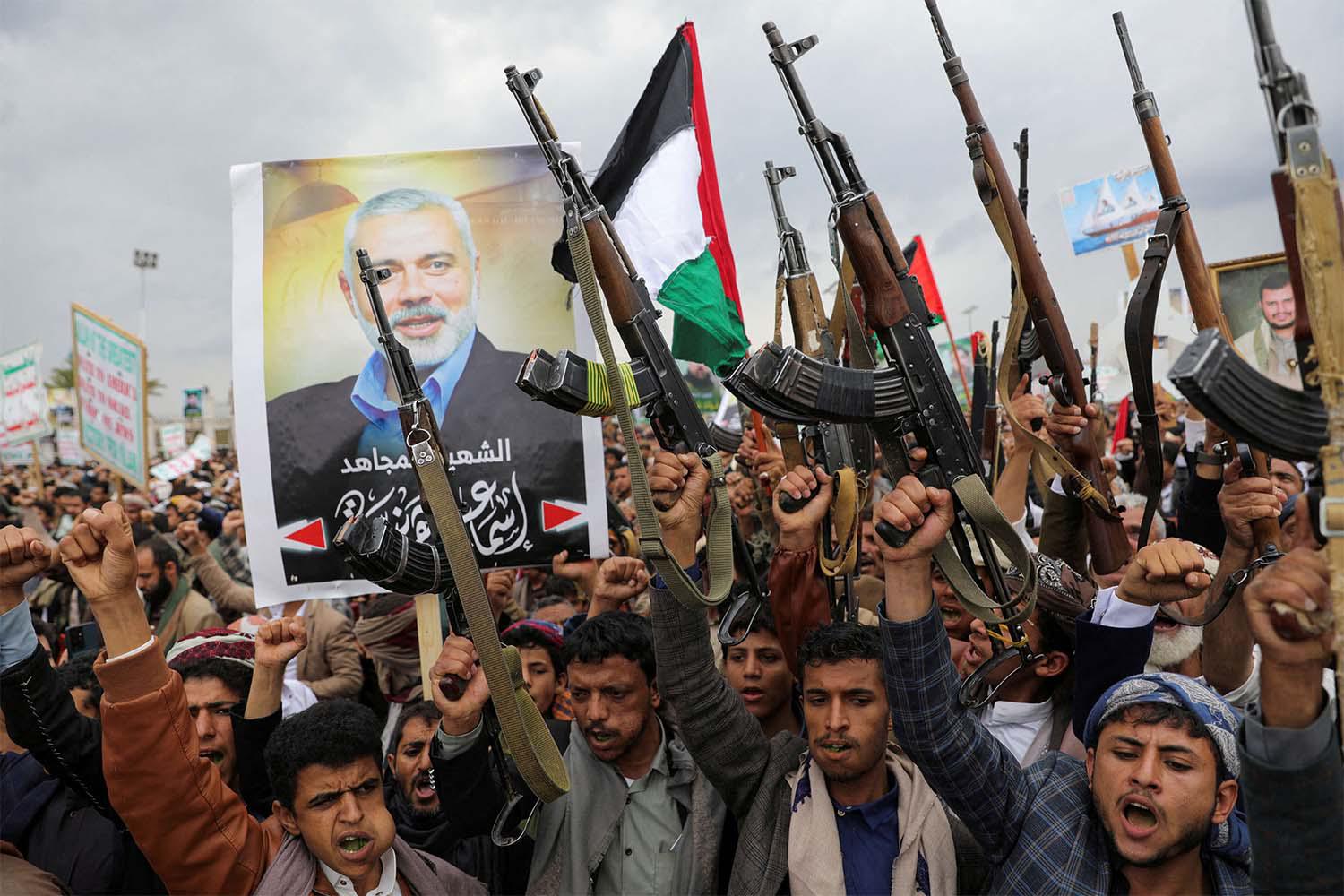 The Iran-aligned Houthi militants have launched repeated drone and missile strikes on ships