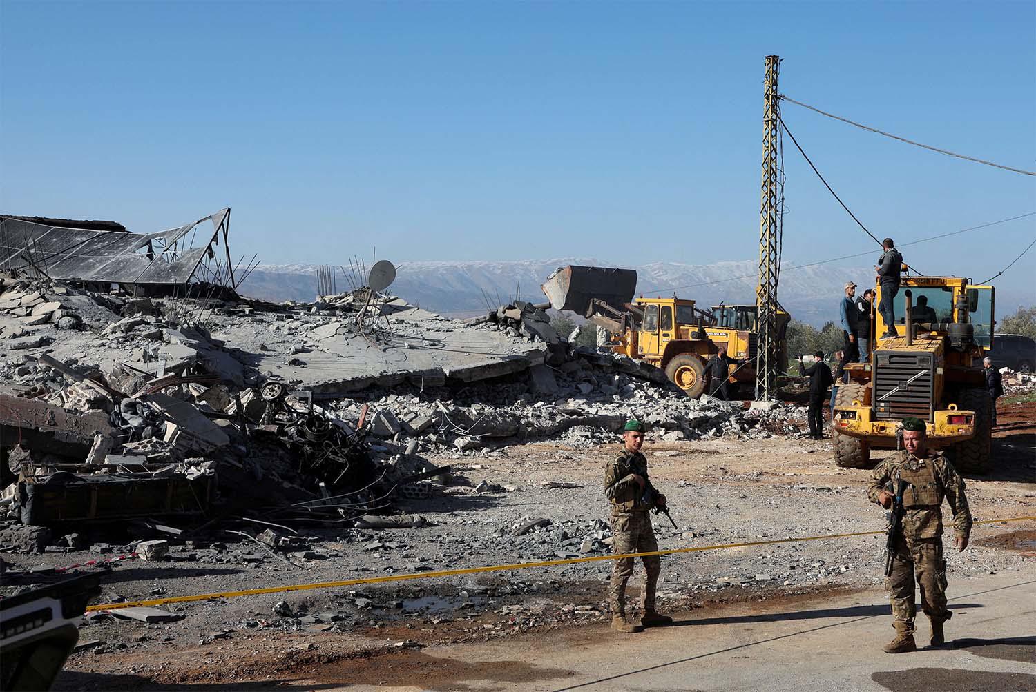 Israel's targeting of arms depots has picked up more recently