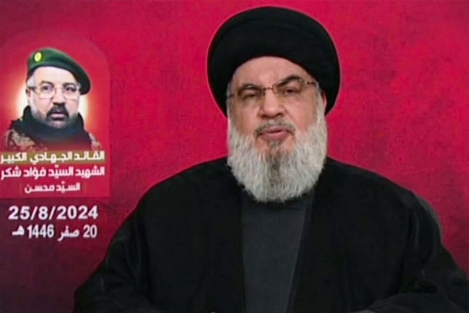 Nasrallah said Hezbollah had not planned a larger attack