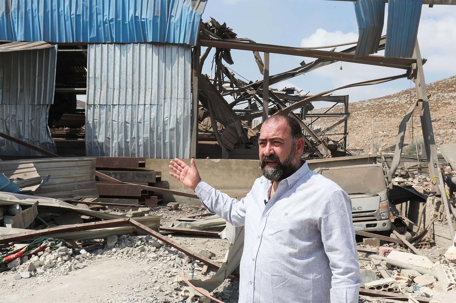 Huge material damages