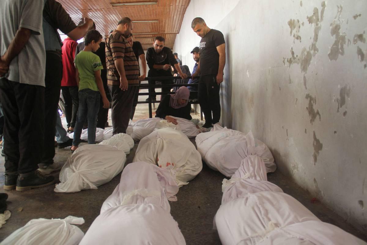 ضحايا فلسطينيون للقصف الإسرائيلي في غزة