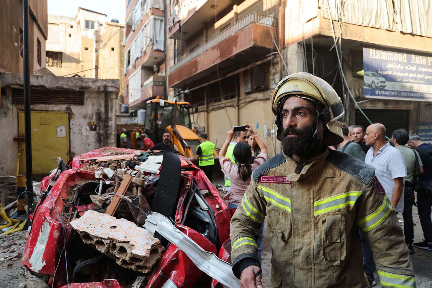 Israel struck Hezbollah-controlled area in Beirut for a second consecutive day