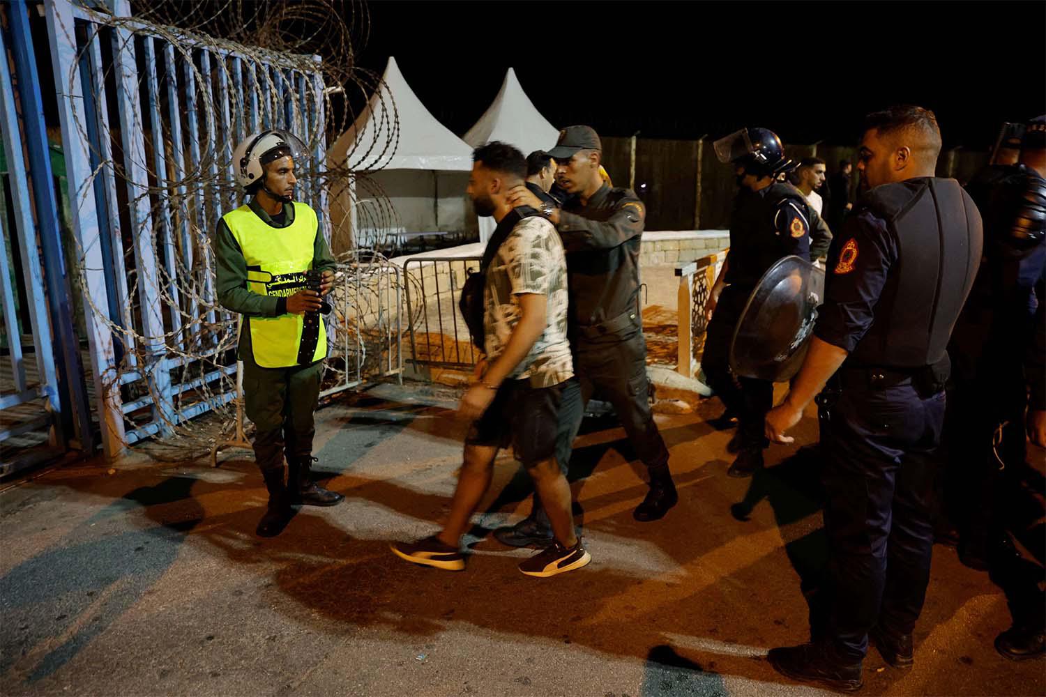 Moroccan security forces have been deployed heavily in Fnideq