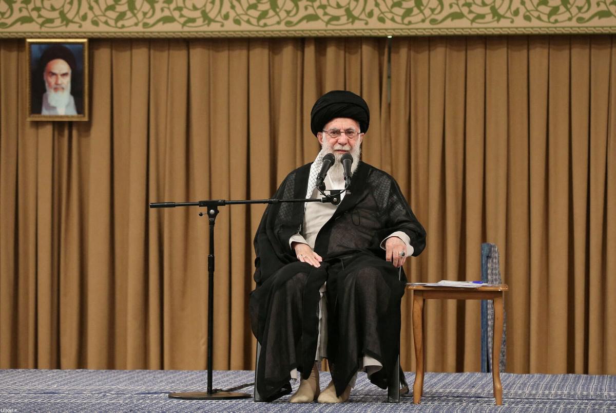 خامنئي ألقى خطابه باللغة العربية خلال تأبين نصرالله