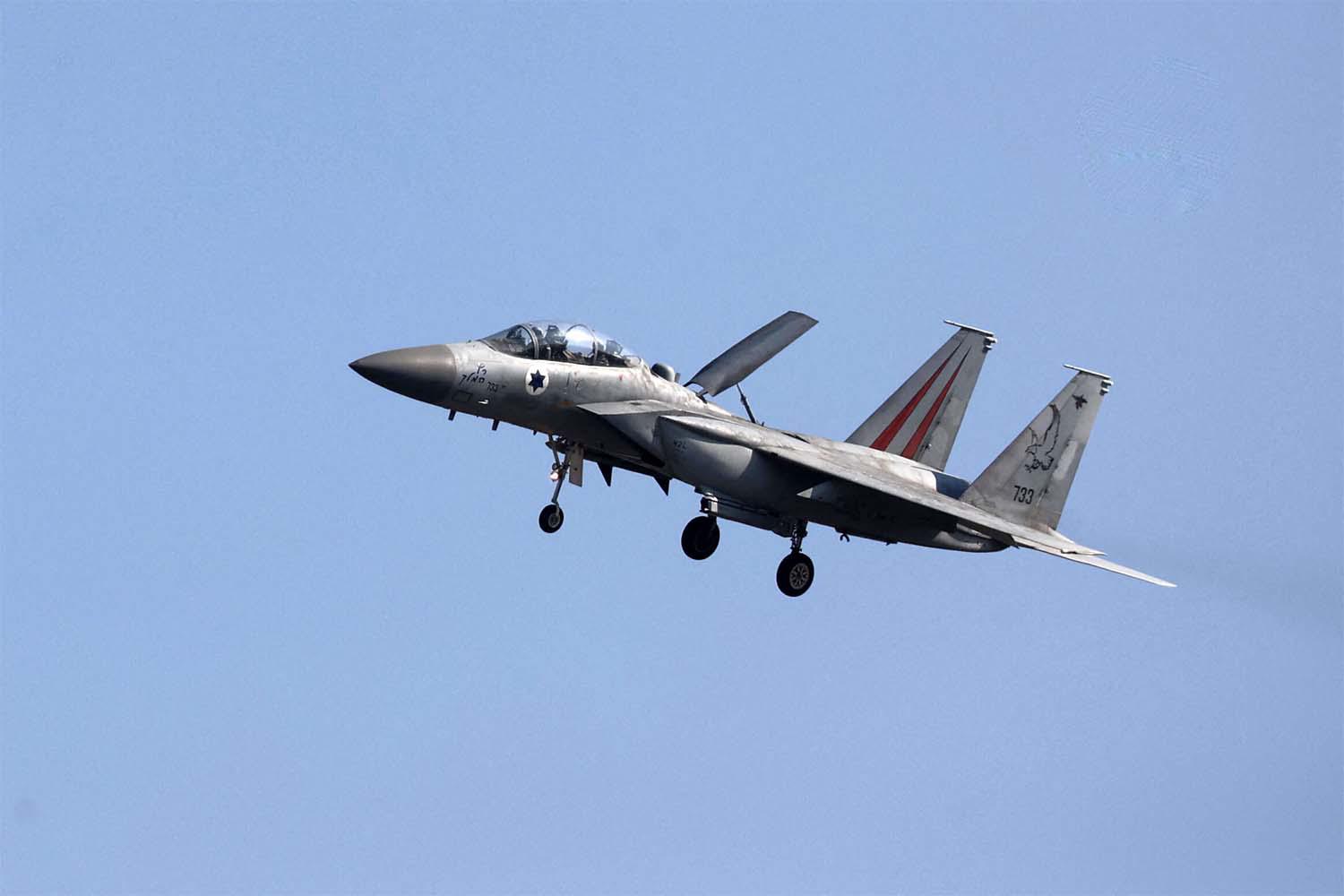 Israeli fighter jet