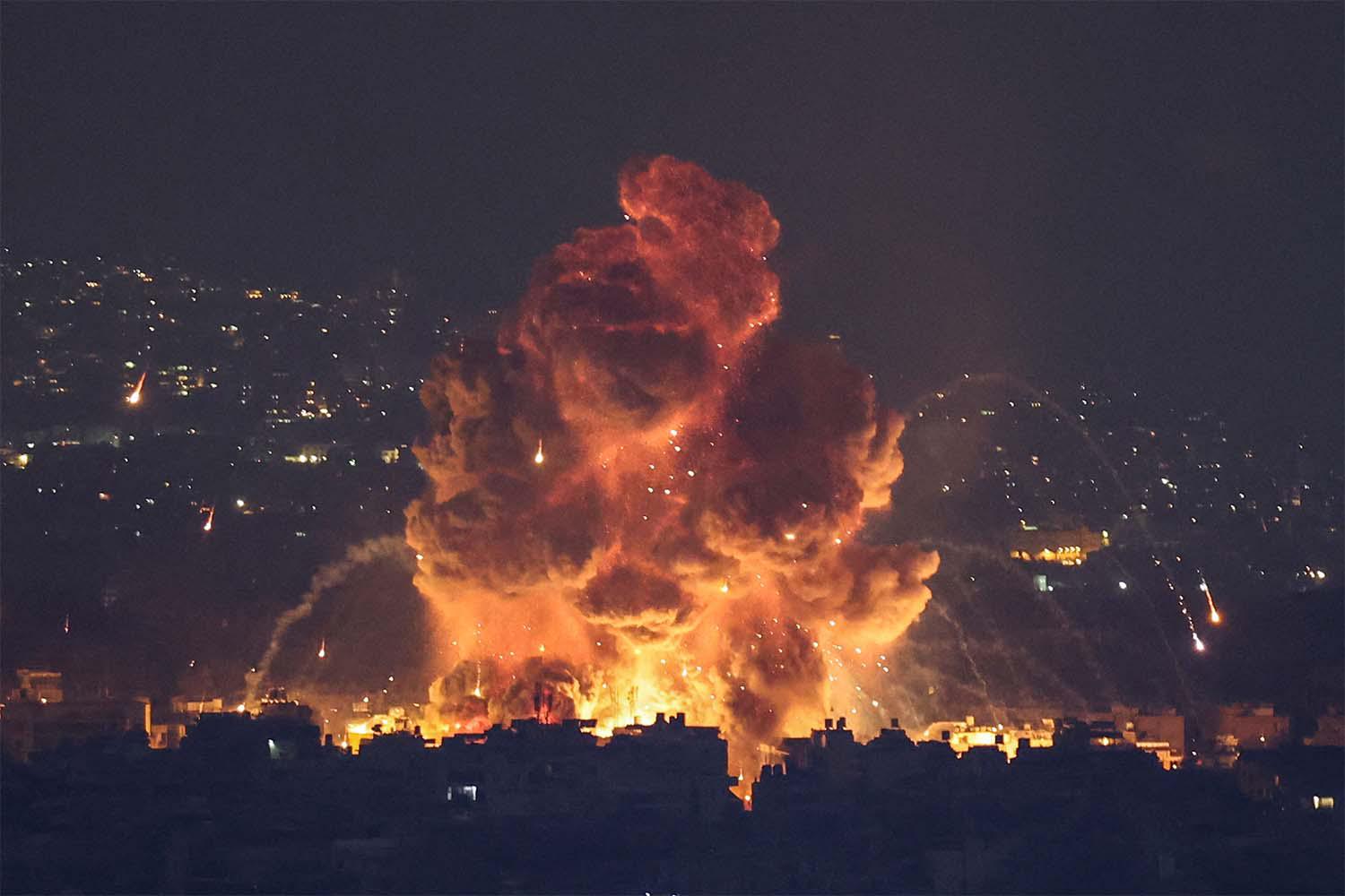 Israel continues to pound Beirut