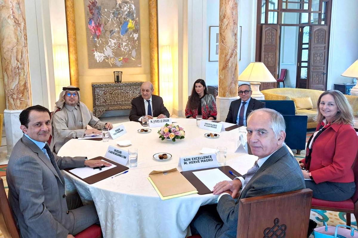 لقاءات لودريان شملت سفراء الدول الخماسية