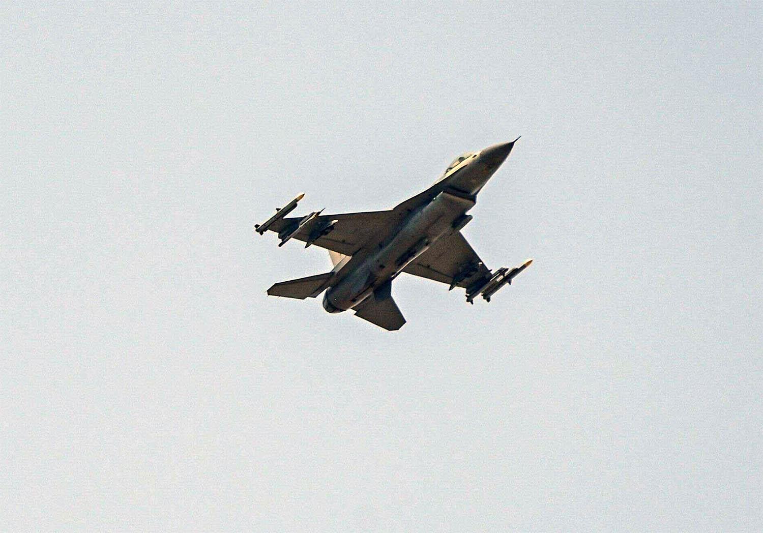US fighter jet