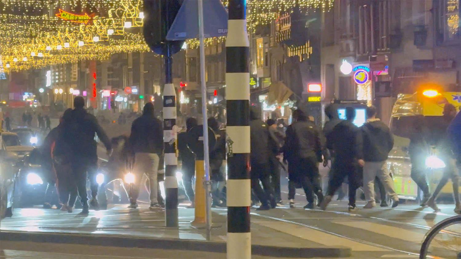 Police said 62 suspects had been detained after the game 