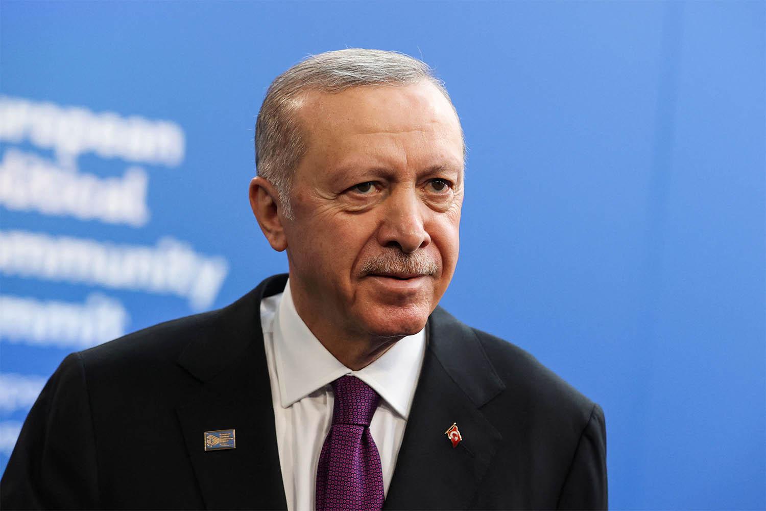 Turkey's President Tayyip Erdogan 