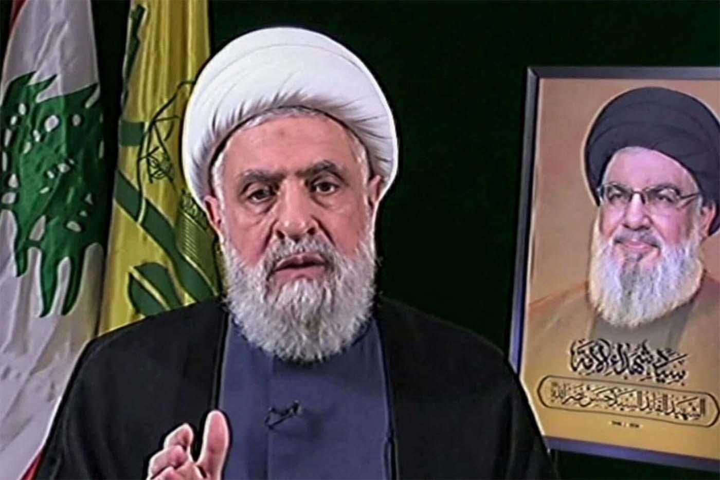 Hezbollah chief Naim Qassem 