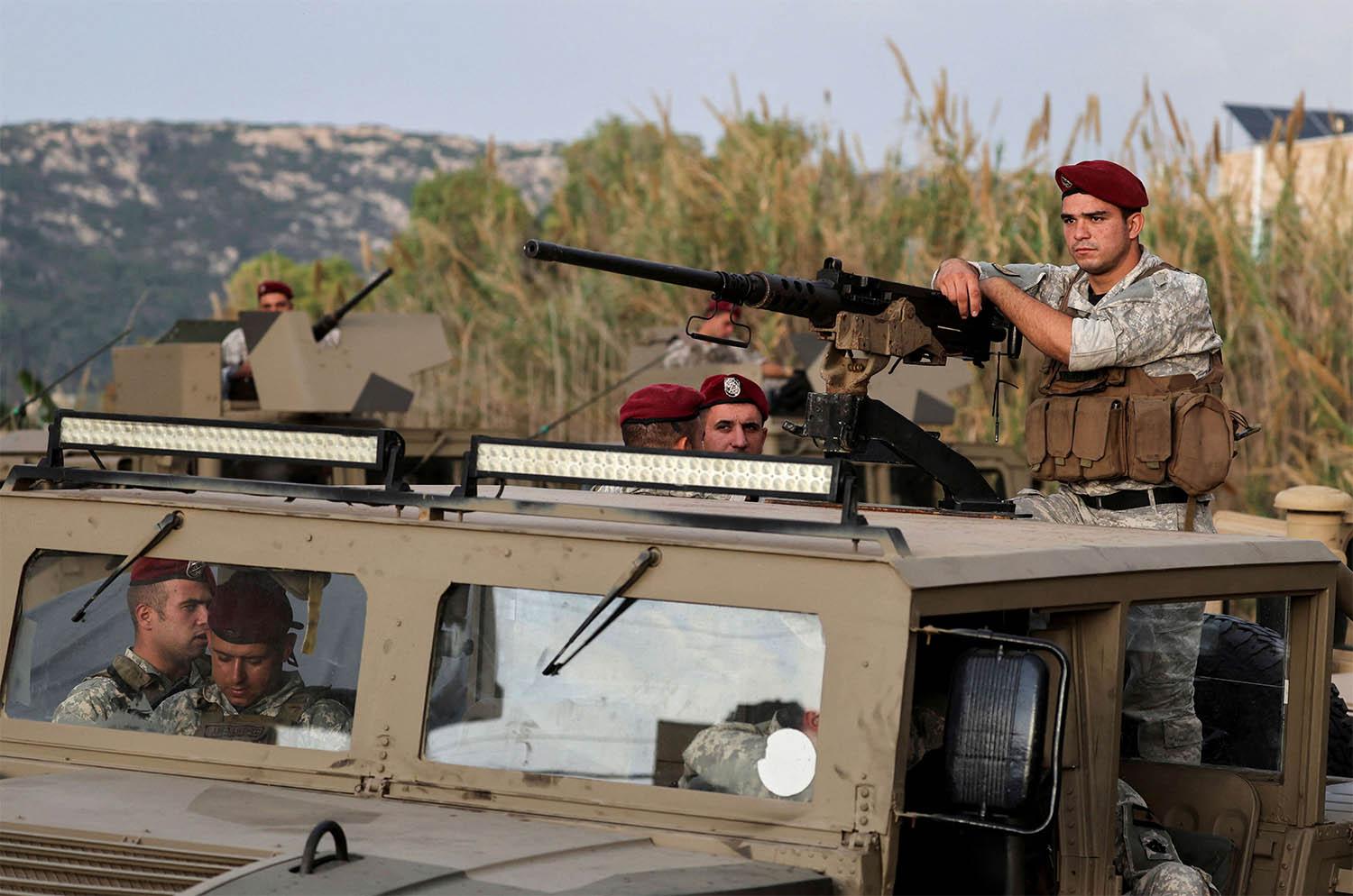 Lebanese soldiers