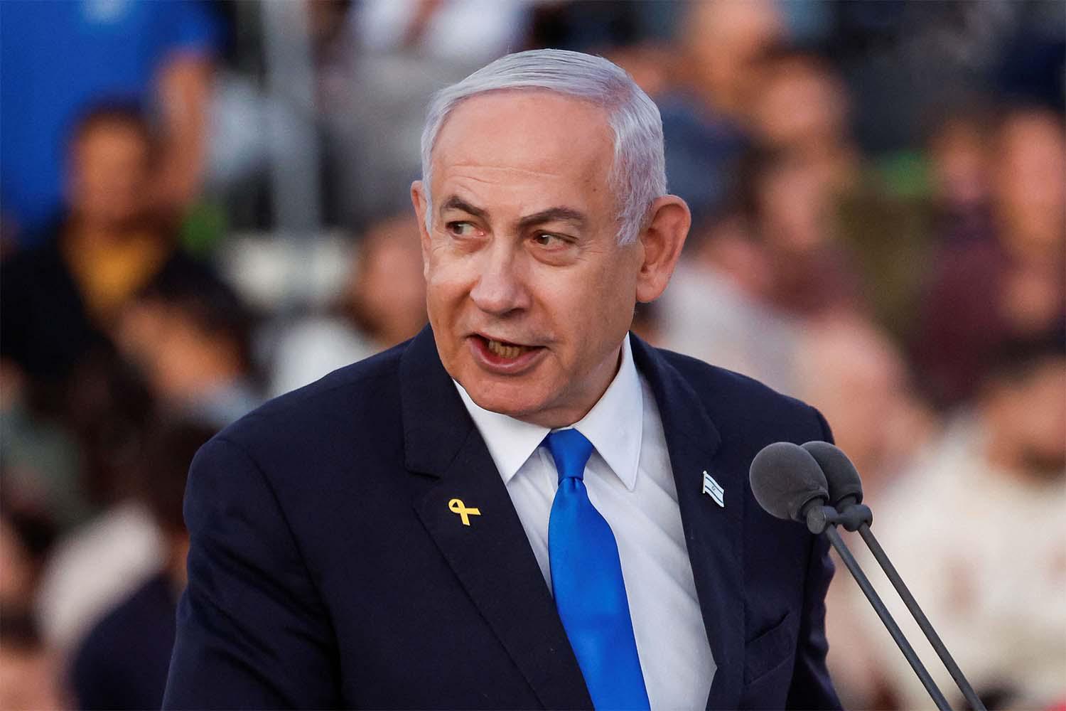 Israeli Prime Minister Benjamin Netanyahu 