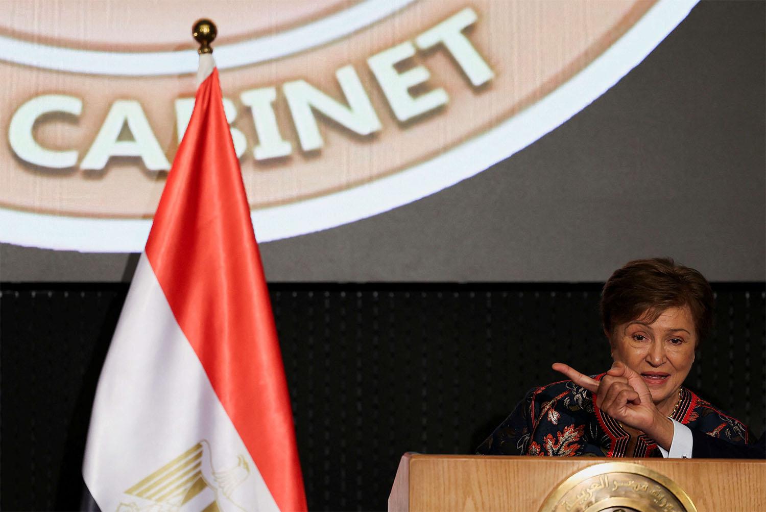 The IMF said Egypt's government had agreed to increase its tax-to-revenue ratio by 2% of the GDP