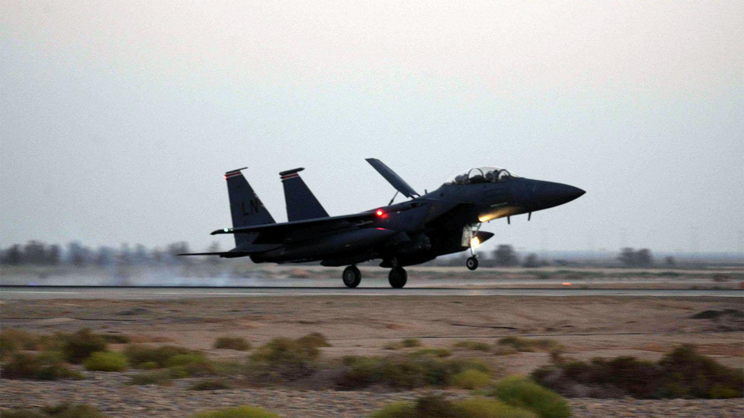 A US fighter jet