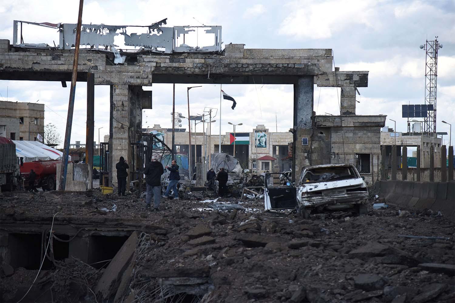 The Arida border crossing is out of service