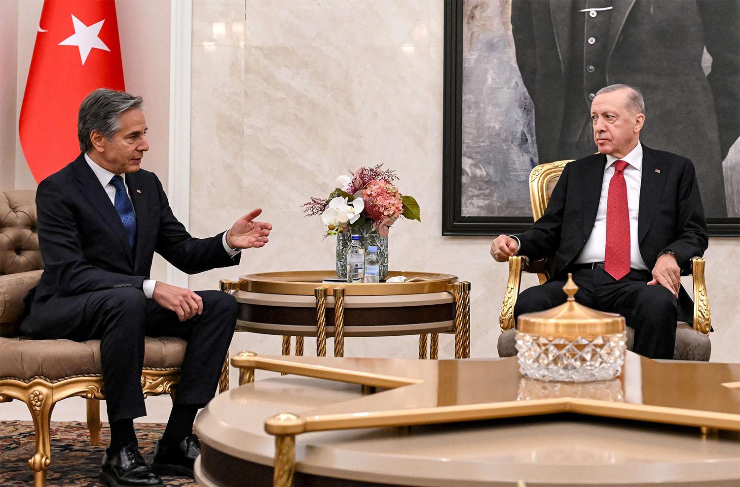 Blinken with Erdogan