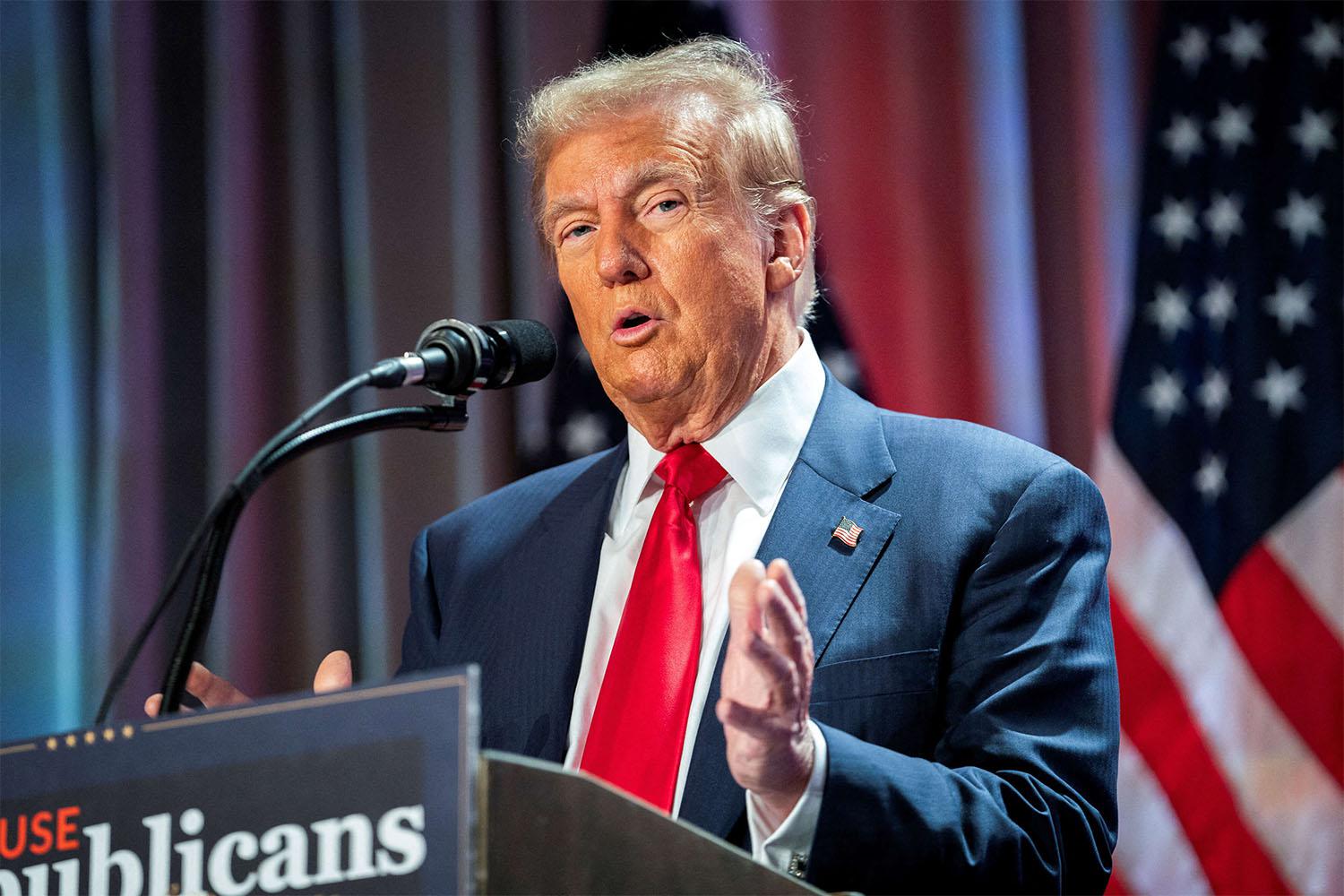 Trump made his most explicit comments on the fate of the hostages since his election in November