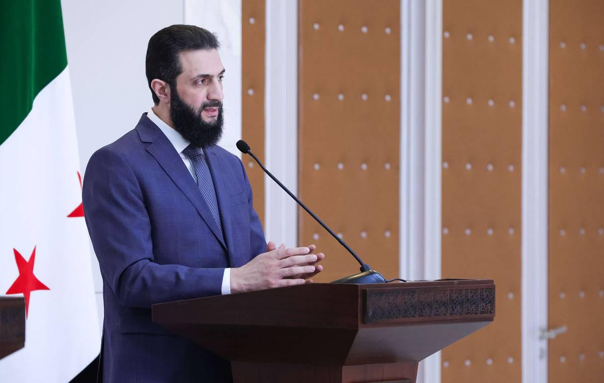أحمد الشرع رئيس الإدارة السورية الجديدة