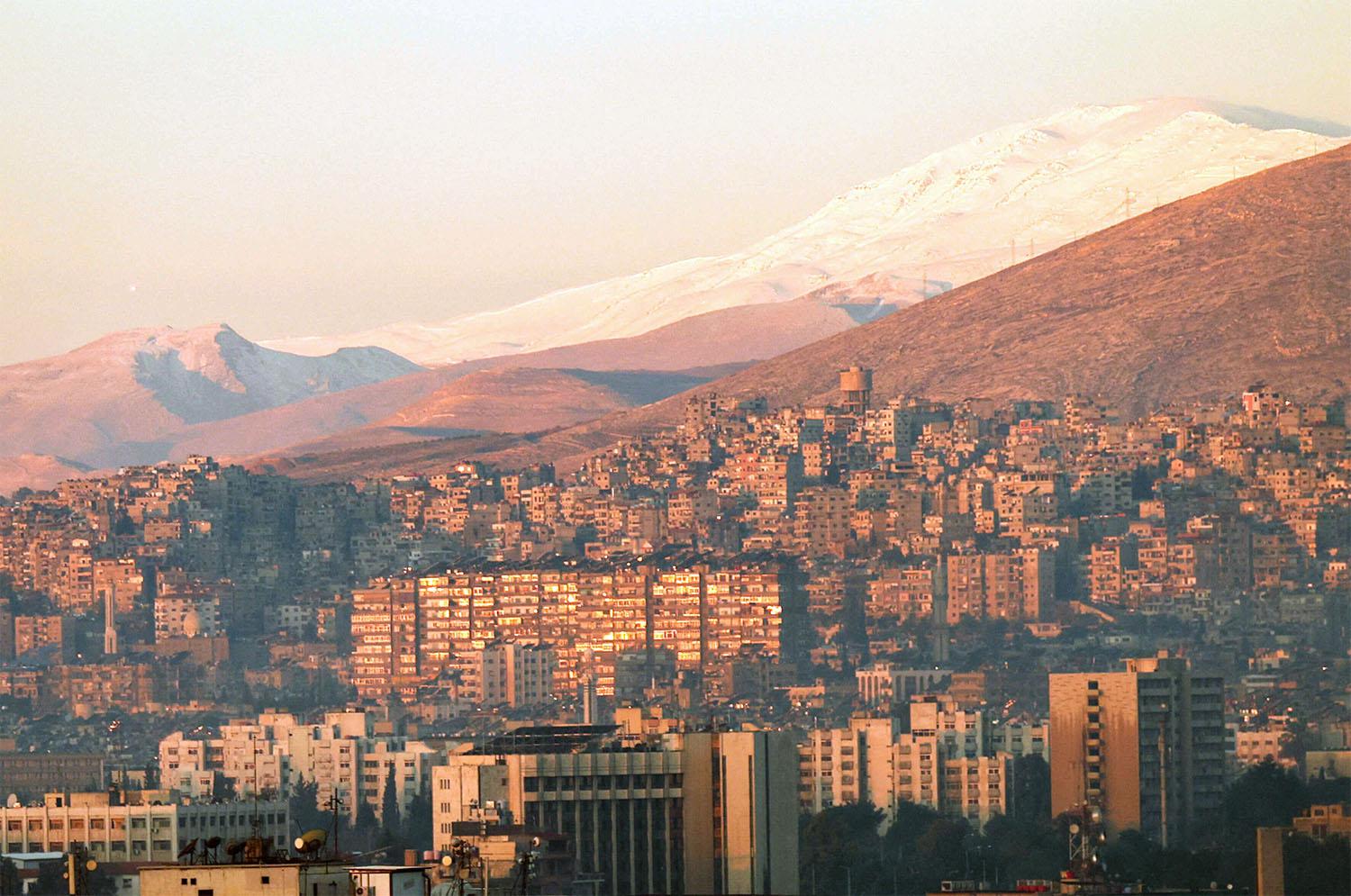 A general view of Damascus