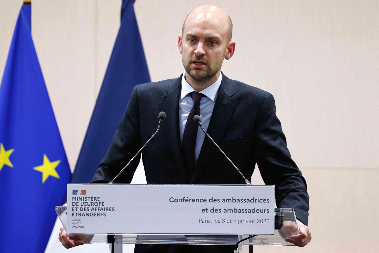 French FM Jean-Noel Barrot 