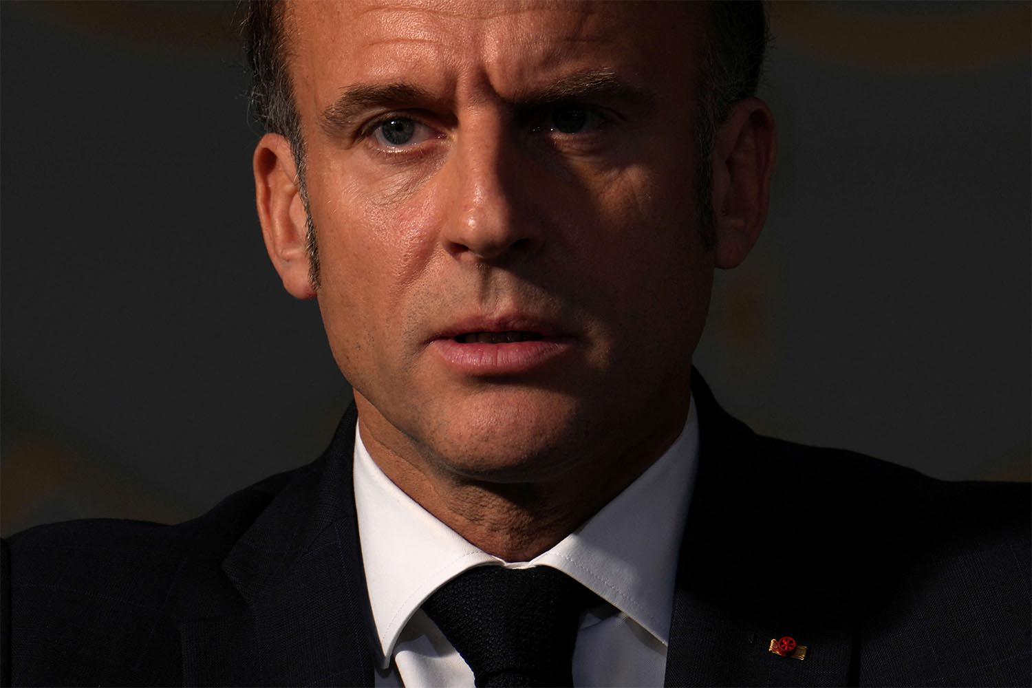 French President Emmanuel Macron