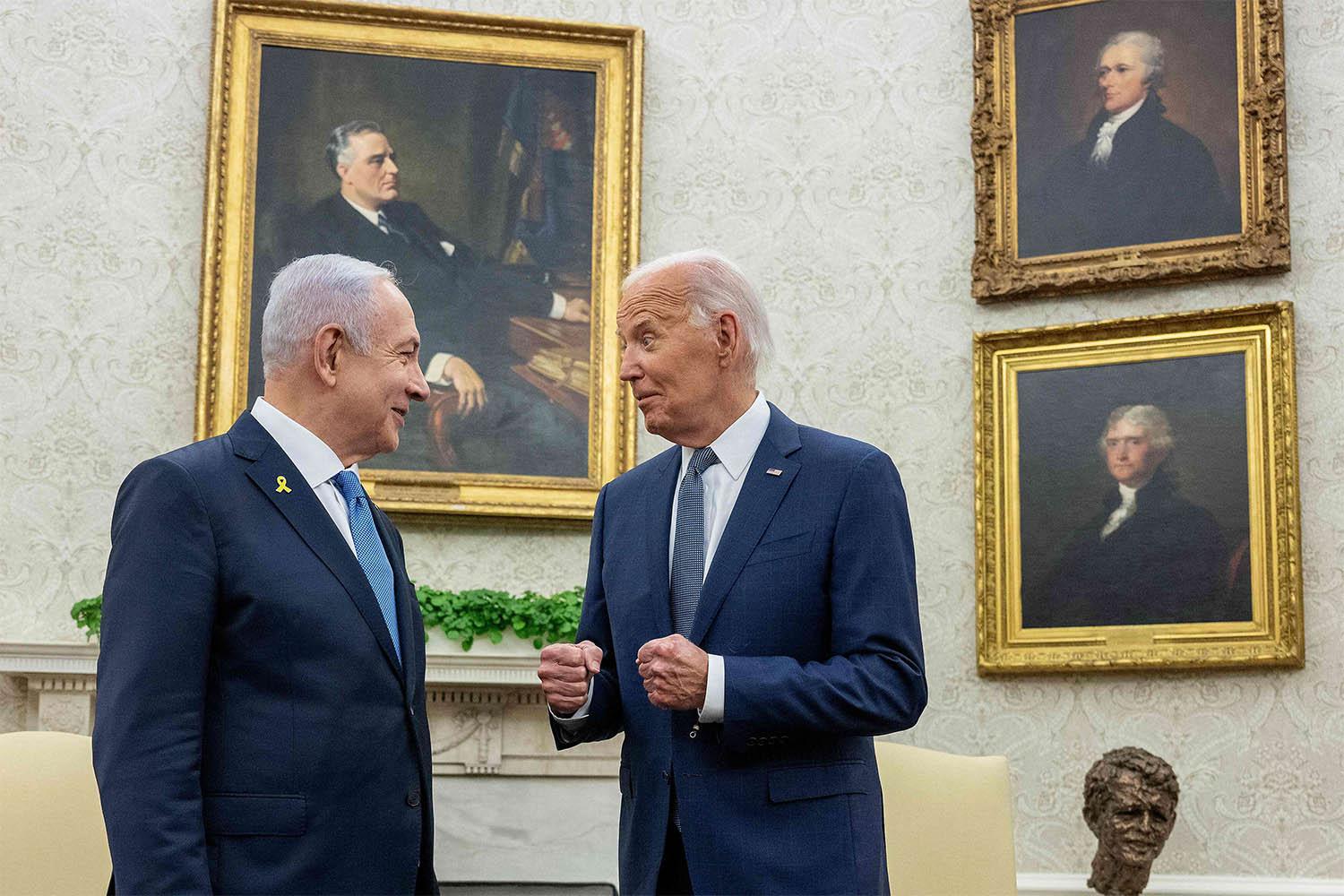 Biden with Netanyahu