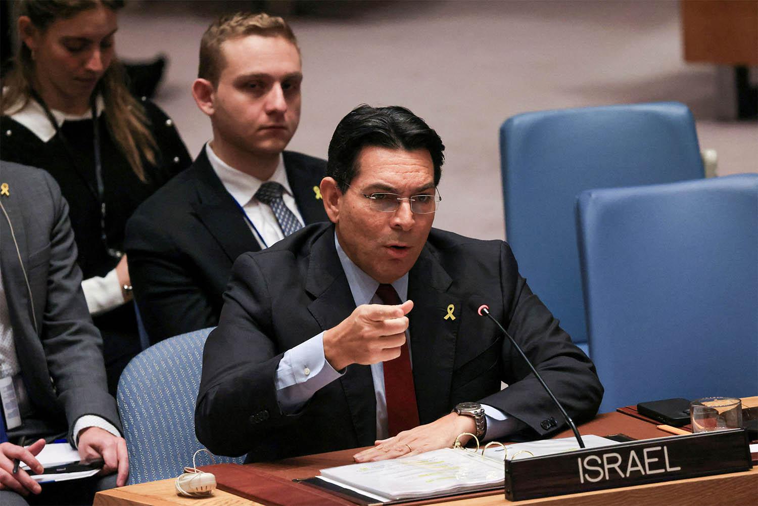 Israel's UN Ambassador Danny Danon 