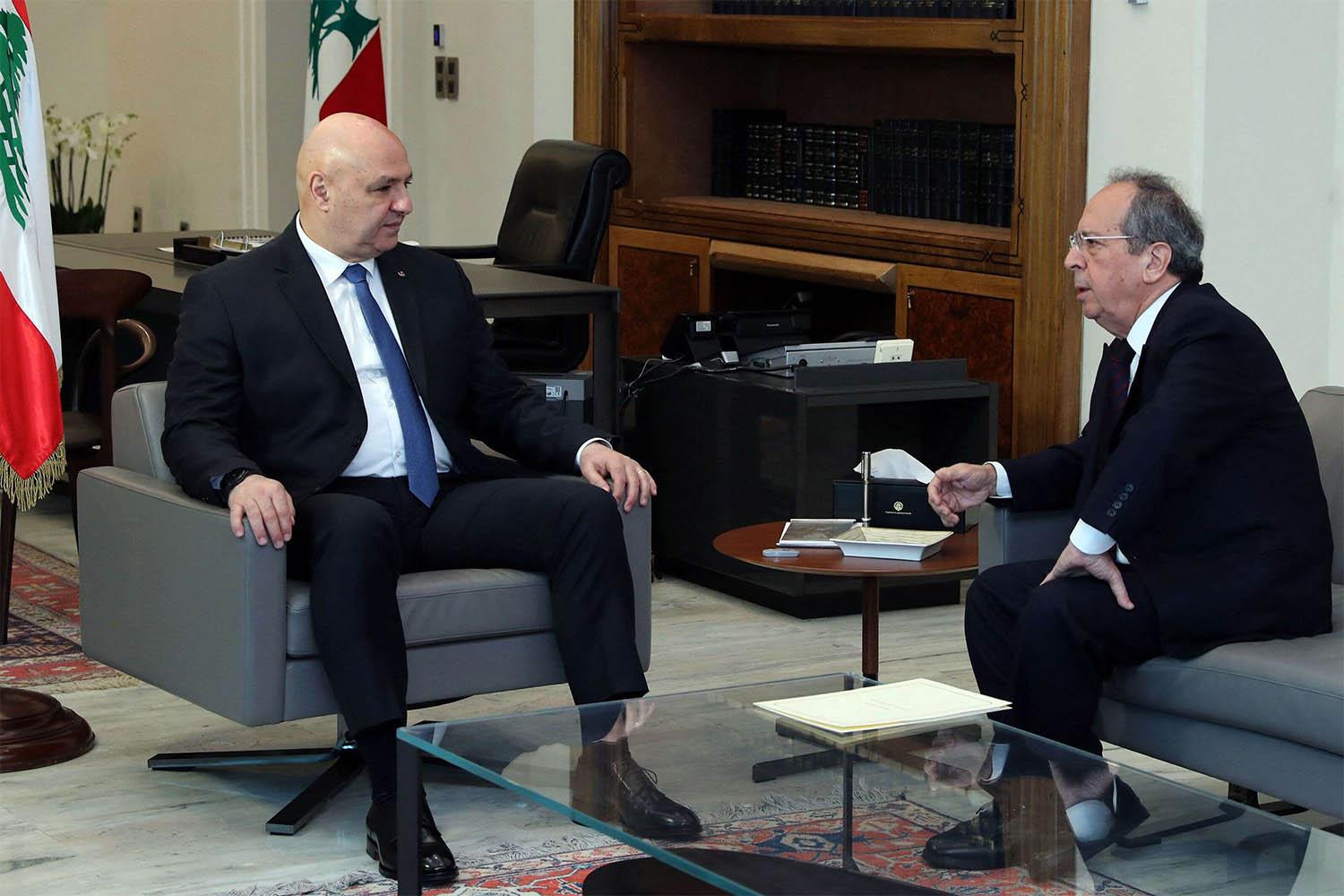 Aoun is required to designate the candidate with the greatest support among Lebanon's 128 lawmakers
