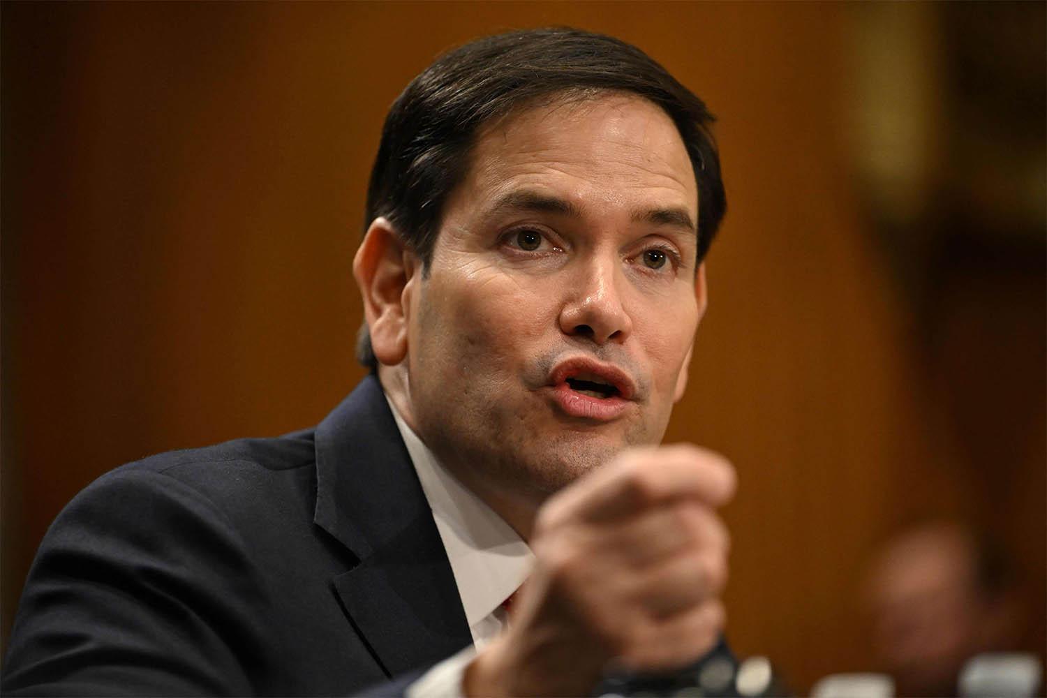 US Secretary of State Marco Rubio
