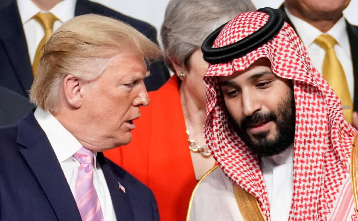 الرئيس الأميركي دونالد ترامب وولي العهد السعودي الأمير محمد بن سلمان في أوساكا