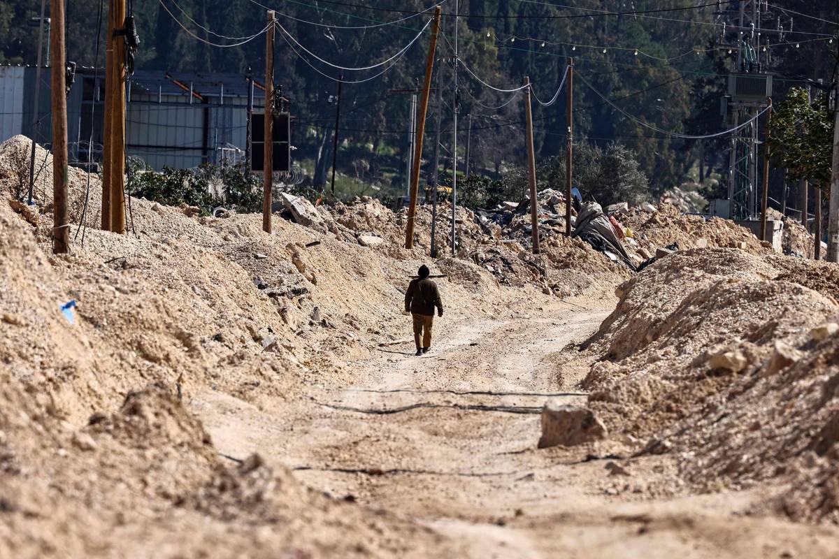 شوارع مدمرة في طولكرم في الضفة الغربية