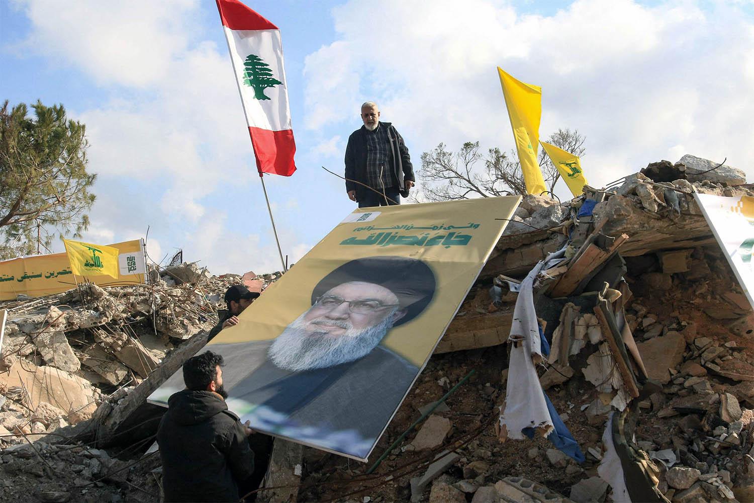A grand funeral procession for Nasrallah