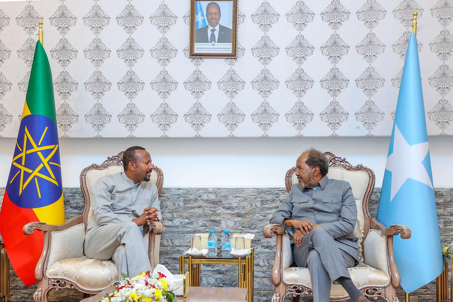 Abiy's trip comes a month after Mohamud visited Addis Ababa