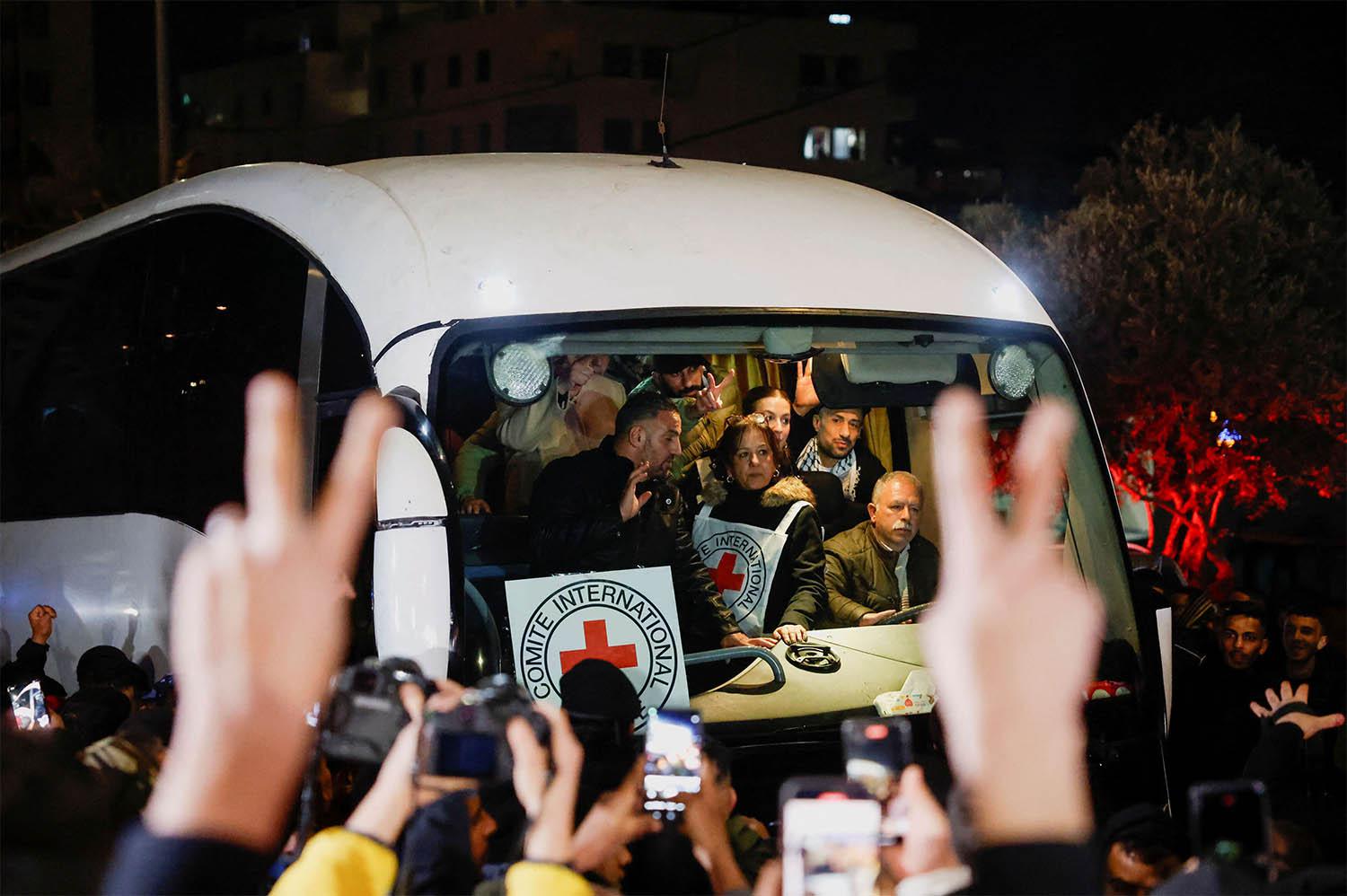 The final exchange comes after snags on Hamas ceremony