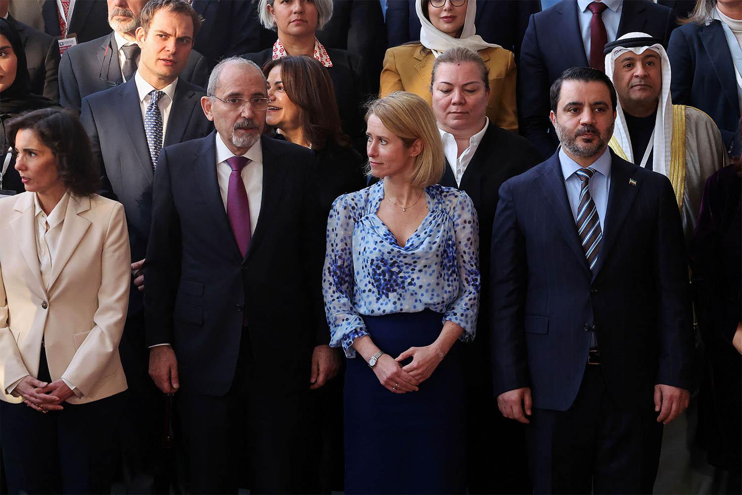 A family photo during the 9th Brussels conference Standing with Syria hosted by the EU in Brussels