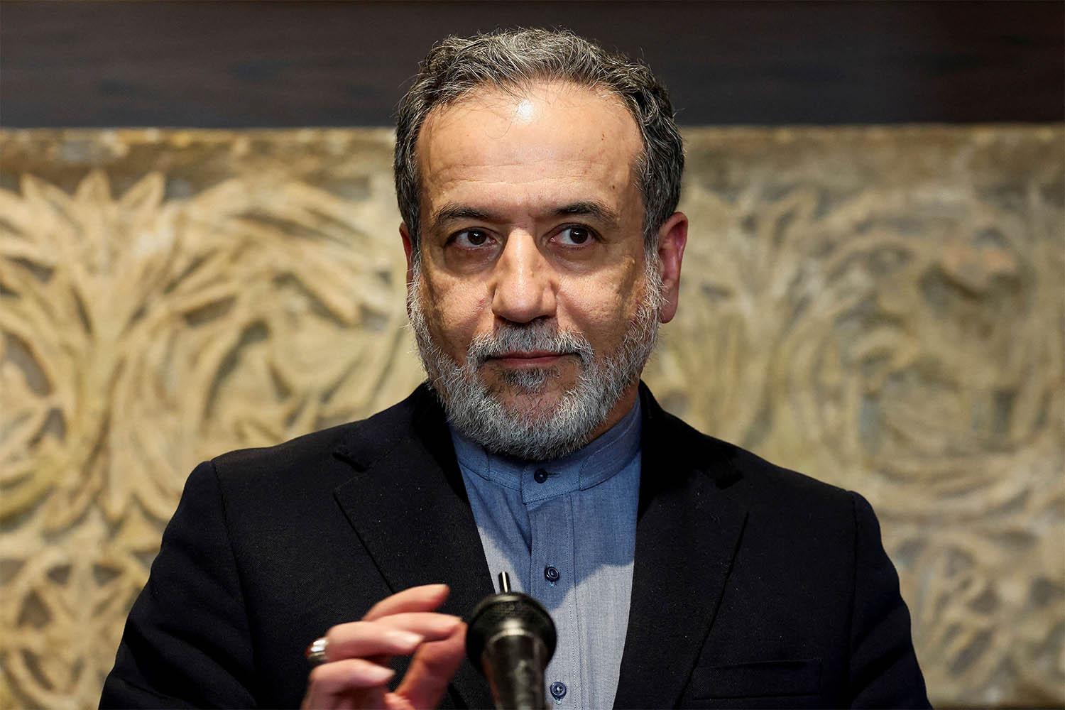 Iranian FM Abbas Araqchi 