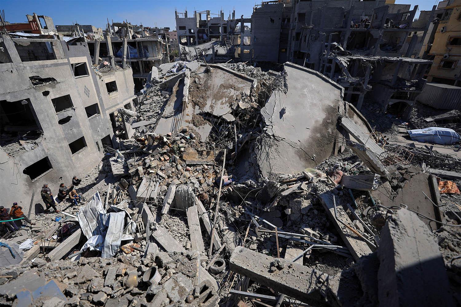 Palestinian officials on Sunday put the death toll from nearly 18 months of conflict at over 50,000