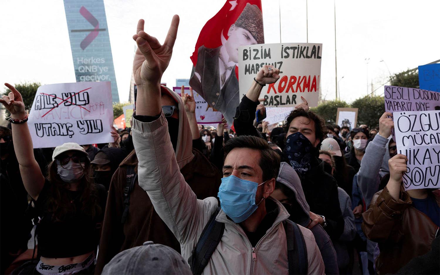 Protests against Imamoglu's detention continue unabated in Istanbul