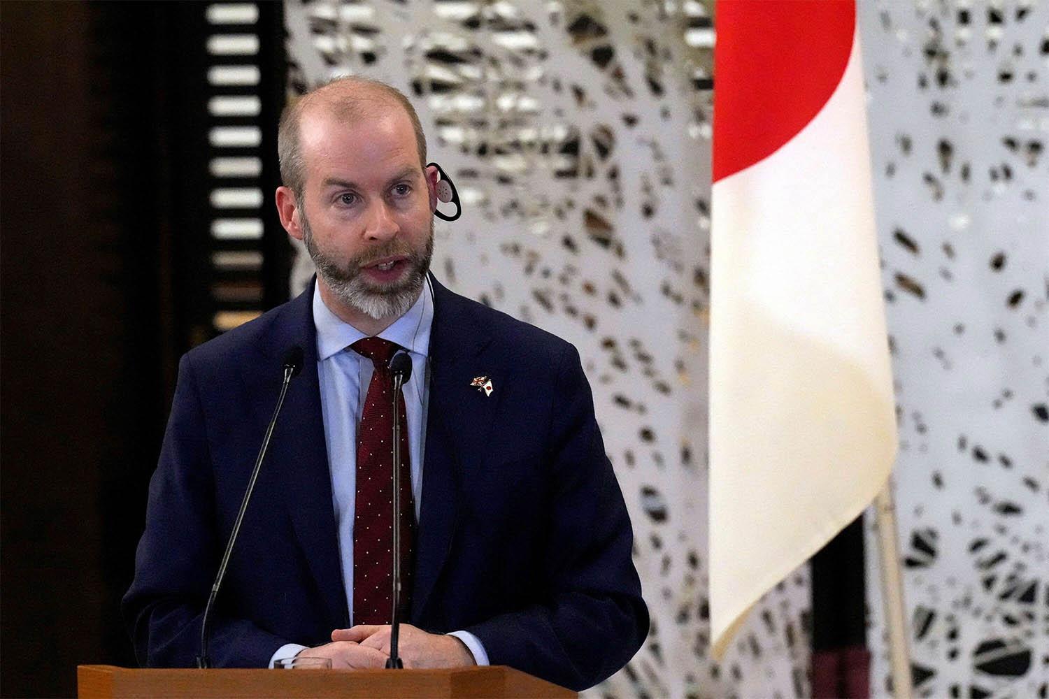 British business and trade minister Jonathan Reynolds 